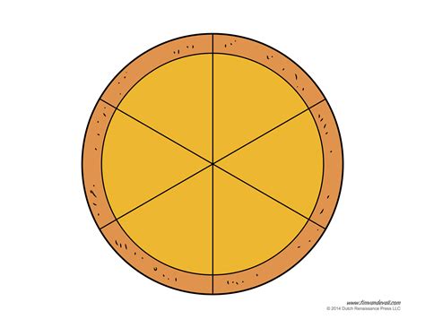 blank pizza template printable pizza craft  kids tims printables