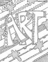 Coloring Pages Visit Cover Artistic Subject sketch template