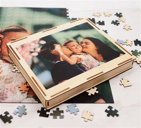 personalized adult wooden jigsaw puzzle  pieces custom etsy