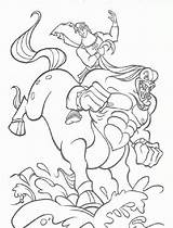 Hercules Coloring Disney Pages Popular sketch template