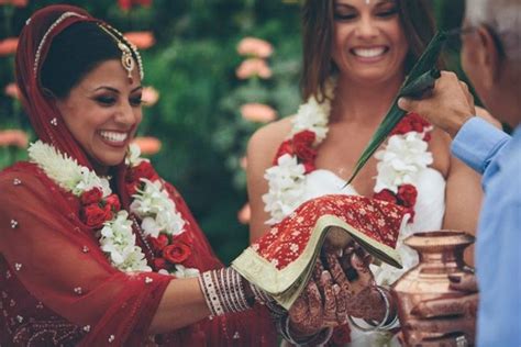 amudu first indian lesbian wedding shannon and seema have taken place