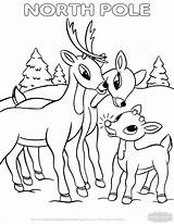 Coloring Christmas Pages Kids Family Sheets Color Printable Reindeer Rudolph Books Santa Birthday Choose Board sketch template