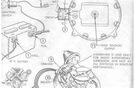 hei ignition chevy  hei distributor wiring diagram