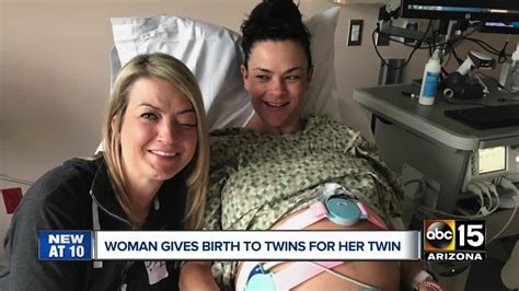 former asu player gives birth to twins for her twin sister