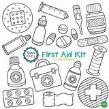 Aid Kit First Emergency Drawing Clipart Medical Stamp Digital Medicine Paintingvalley Etsy Drawings sketch template