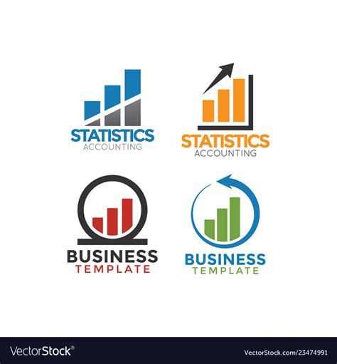 business consulting logo icon graphic design vector image