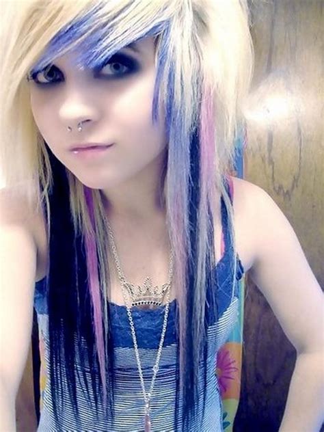 emo girl scene blonde innocent nineimages