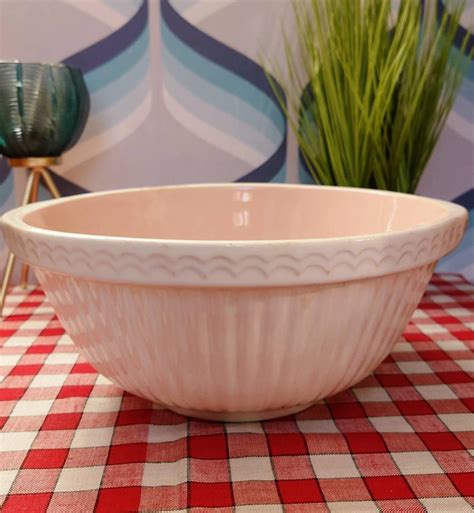 Large Vintage Ceramic Tg Green Easimix Mixing Bowl With Etsy