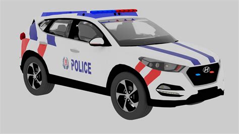 singapore police car model  turbosquid