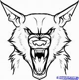 Werewolf Werewolves Coloringhome sketch template