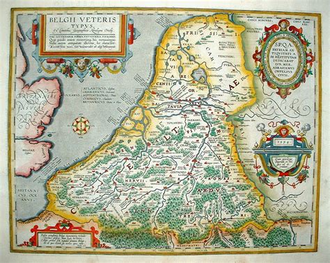 oude kaart van nederland