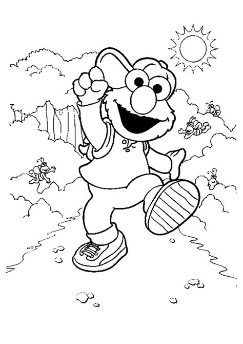 elmo coloring pages books    printable