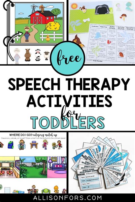 roundup   speech therapy activities  toddlers