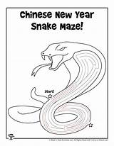 Mazes Snake sketch template