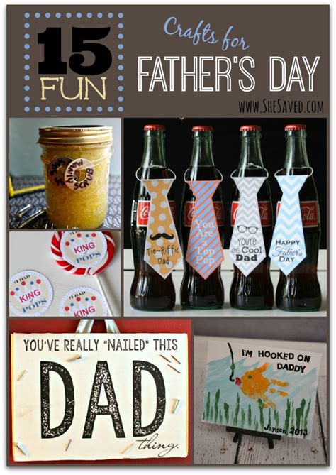 15 Fun Crafts For Father S Day Shesaved®