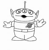 Toy Story Alien Coloring Pages Drawing Colouring Coloriage Aliens Dessin Extraterrestre Disney Party Printable Template Google Predator Mask Toys Tattoo sketch template