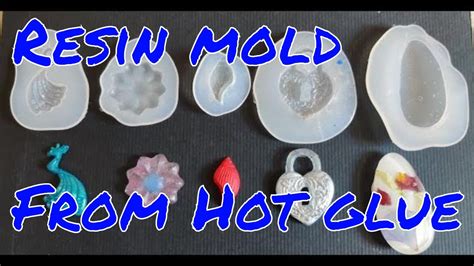How To Make A Mold For Resin From Hot Glue Diy Resin Hacks Youtube