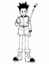 Gon Freecss Colorironline sketch template