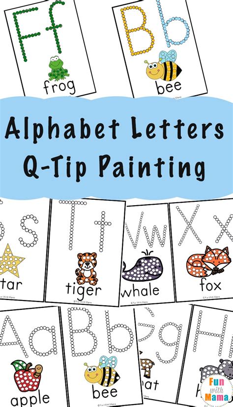 alphabet printables  tip painting fun  mama