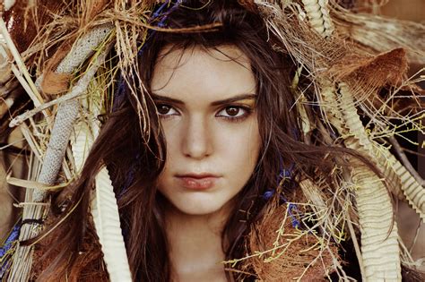 Hình Nền Kendall Jenner đàn Bà Mô Hình Brunette Tóc đen đối Mặt