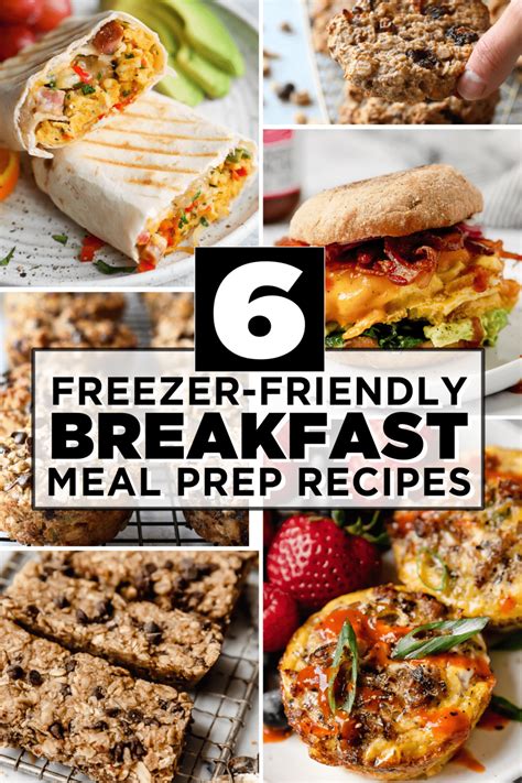 freezer friendly breakfast meal prep recipes  real food dietitians