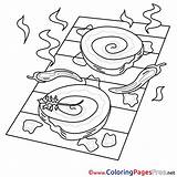 Grill Colouring Coloring Sheet Title sketch template