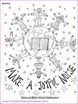 Coloring Sunday School Noise Joyful Biblewise Preschool Kids Make Pages Korner Choose Board Lessons sketch template