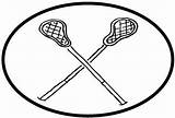 Lacrosse Drawing Sticks Getdrawings sketch template