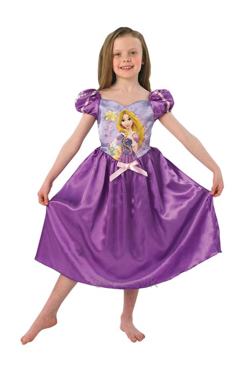 rapunzel girls fancy dress  disney princess fairytale kids tangled costume   ebay