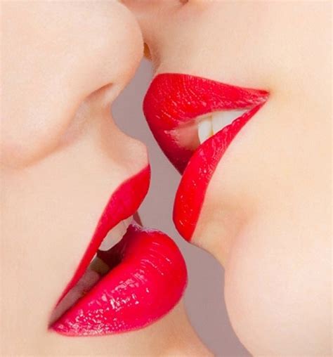 lipstick lesbian closeup from r makeupfetish girls
