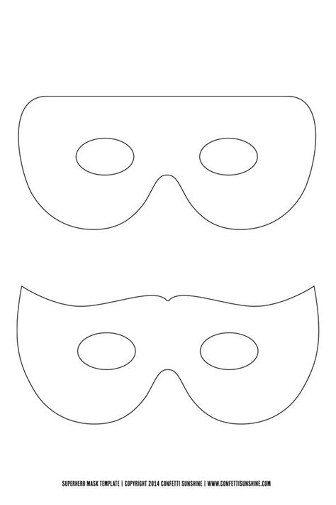 super hero mask  template    pinterest
