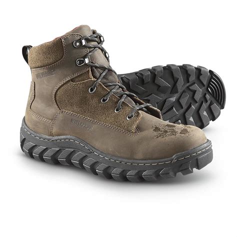 mens wolverine ripsaw lightweight waterproof  boots brown