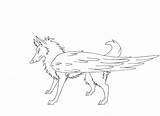 Wolf Winged Coloring Pages Pack Template sketch template