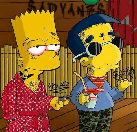 Bart Simpson Gangster Wallpapers Top Free Bart Simpson Gangster