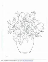 Dover Bouquets Buch Zeichnen Blumenzeichnung sketch template