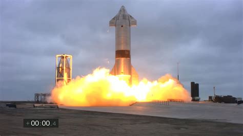 spacexs starship prototype rocket successfully lands    time