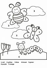 Preschoolactivities Raupe Zahlen Malen Actvities Schmetterling Springtime Marge Harper sketch template