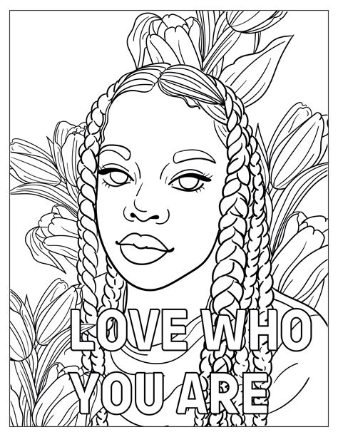 pin  black women diversity coloring pages