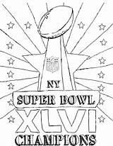 Coloring Bowl Super Pages Trophy Superbowl Seahawks Cola Coca Logo Football Drawing Gumby Getcolorings Printable Print Color Jersey Kids Sheets sketch template