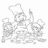 Coloring Cook Pages Recipe Comments sketch template