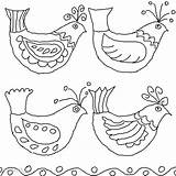Folk Coloring Bird Mexican Pages Birds Georgia Embroidery Keeffe Queeky Drawing Template Bark Color Google Drawings Hungarian Templates Motifs Patterns sketch template