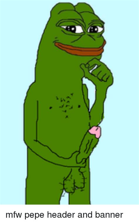 Mfw Pepe Header And Banner Mfw Meme On Sizzle