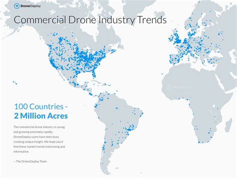 dronedeploy reveals commercial drone industry trends   countries
