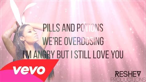 nicki minaj pills n potions official lyrics video
