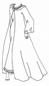 Nightgown Robe Cora Charming sketch template