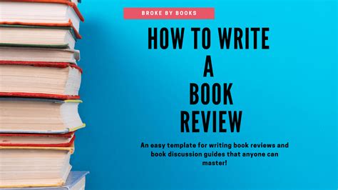 write  book review featured broke  books