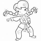 Coloringpagesfortoddlers Martial Practicing sketch template