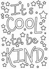 Kind Kindness Colouring Cool Book Cover Activities Coloring Posters Its sketch template