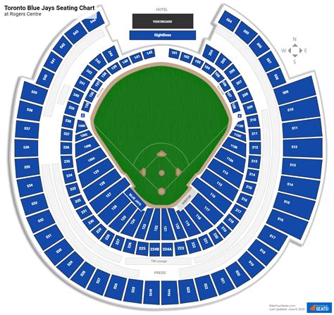 rogers centre baseball seating chart images   finder