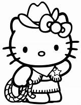 Coloring Pages Country Kitty Hello Library Clipart Drawing Cute sketch template